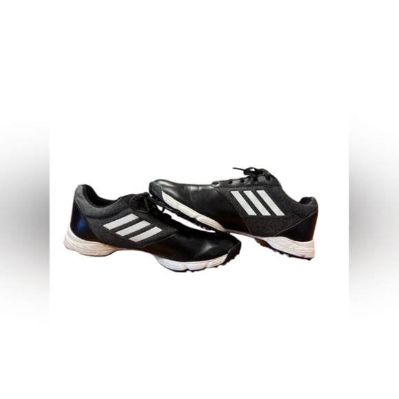 Adidas Soccer Cleats Black/White Size 8 1/2 - Picture 1 of 8